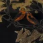 Gaston SUISSE (1896-1988) - Couple de Tangaras branchés dans des Ginkgo biloba
